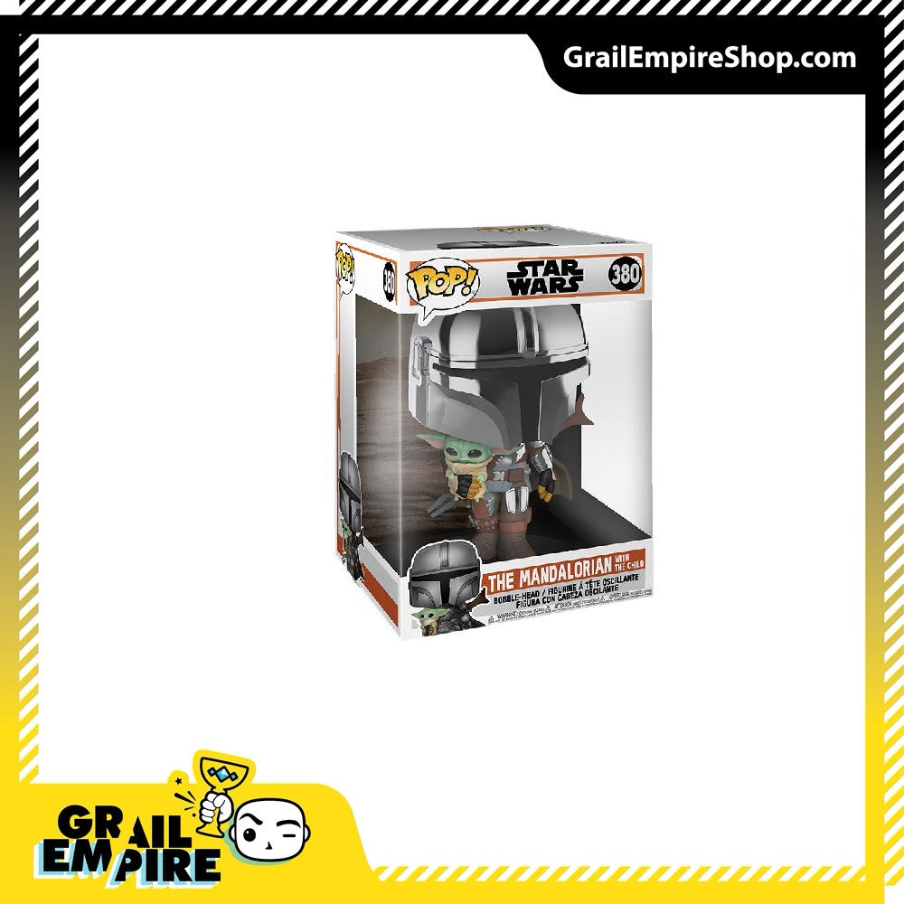 Funko POP! Star Wars The Mandalorian Chrome Armor with The