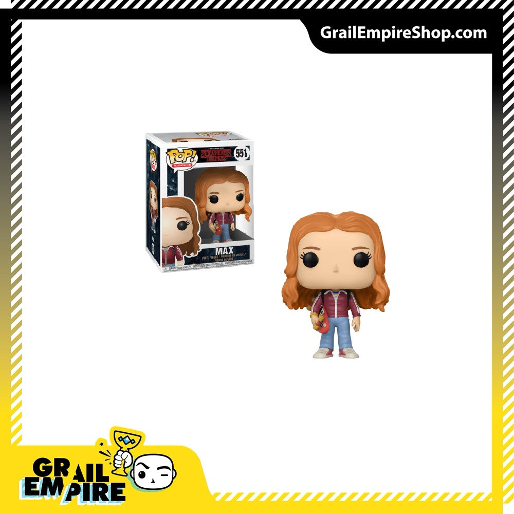 Funko POP! Stranger Things Max (Skateboard) - Glow in the