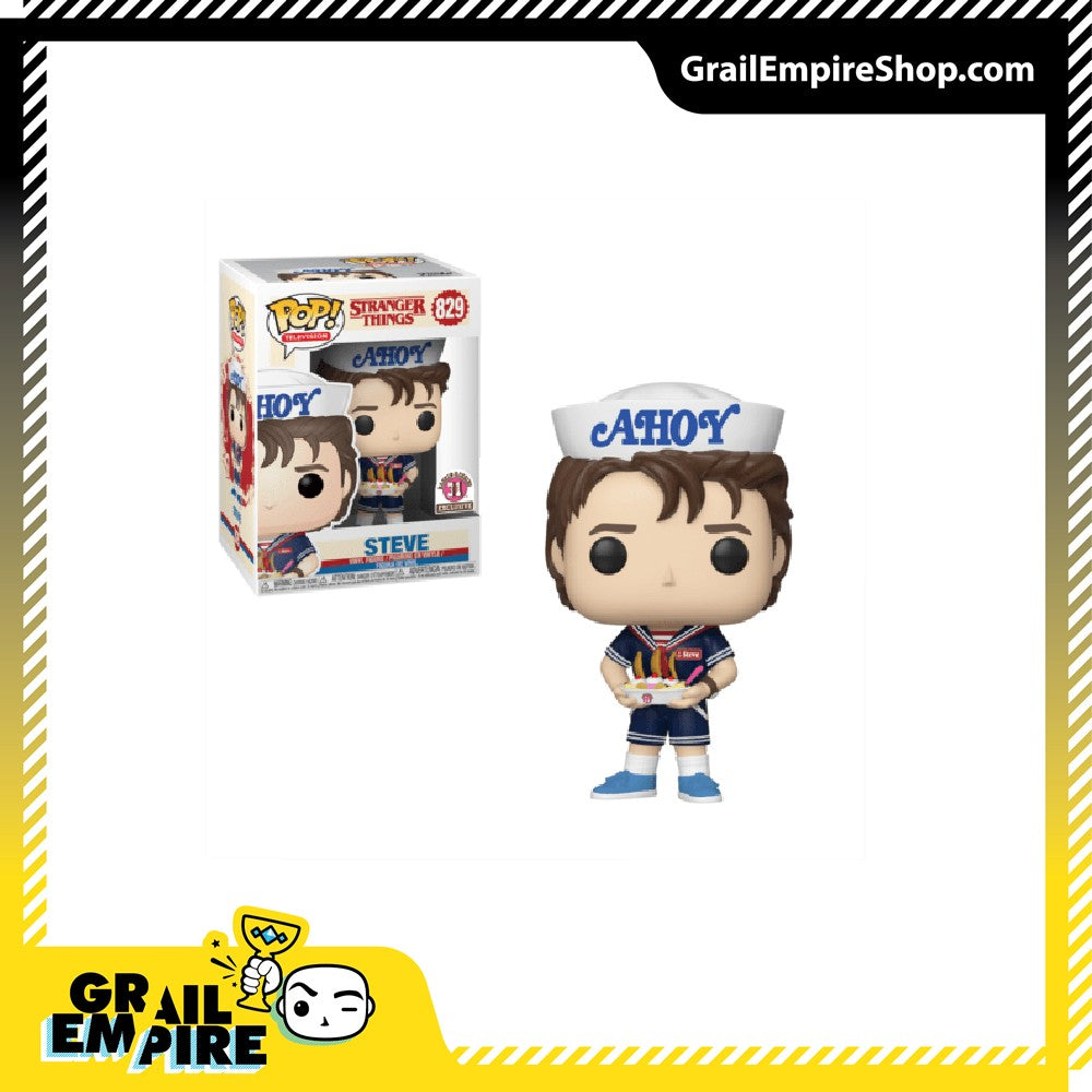 Funko POP! Stranger Things Steve with Sunday Baskin-Robbins