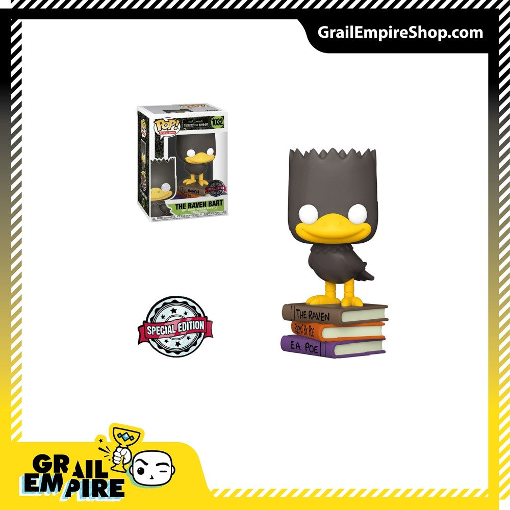 Funko POP! The Simpsons #1032 Bart as The Raven Exclusivo -