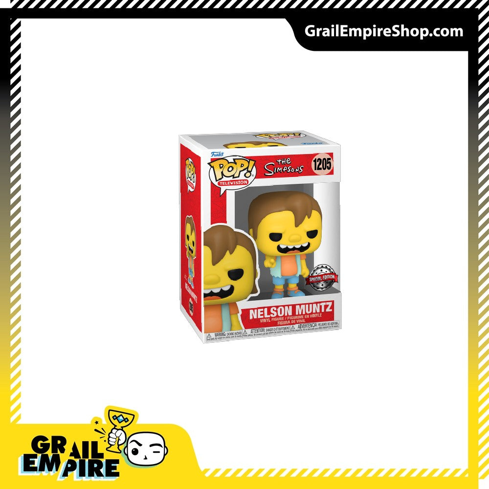 Funko POP! The Simpsons #1205 Nelson Muntz Exclusivo -