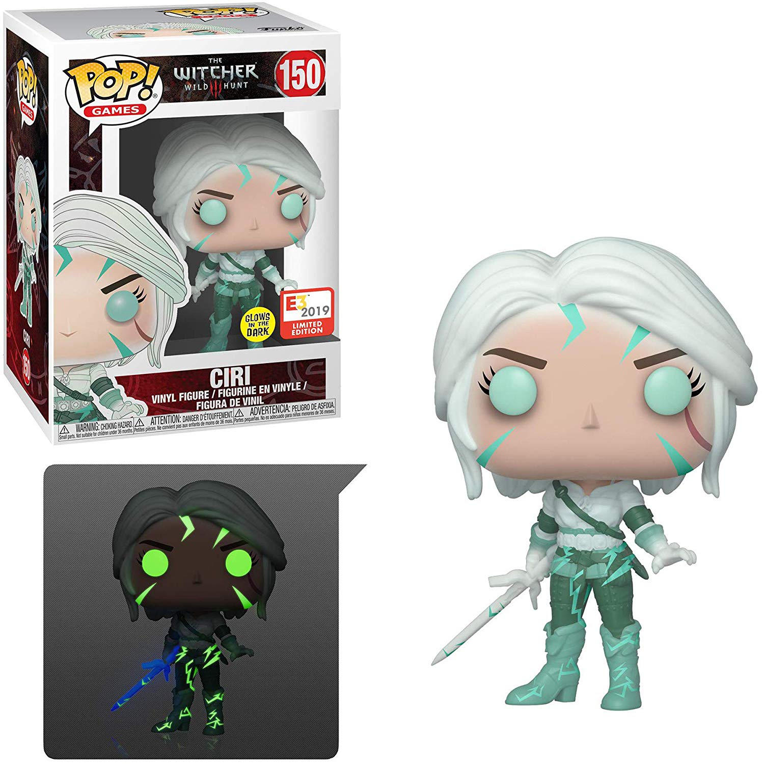 Funko POP! The Witcher Ciri GITD E3 - Glow in the Dark