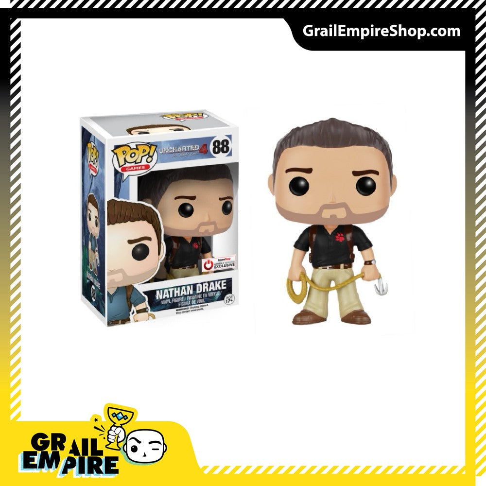 Funko POP! Uncharted Nathan Drake (Naughty Dog T-Shirt) -