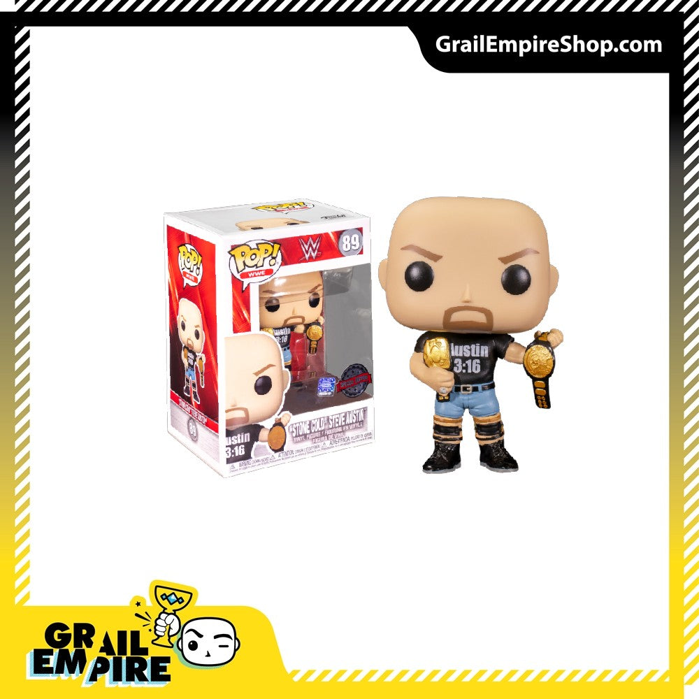 Funko POP! WWE #89 Stone Cold Steve Austin Exclusivo - POP!