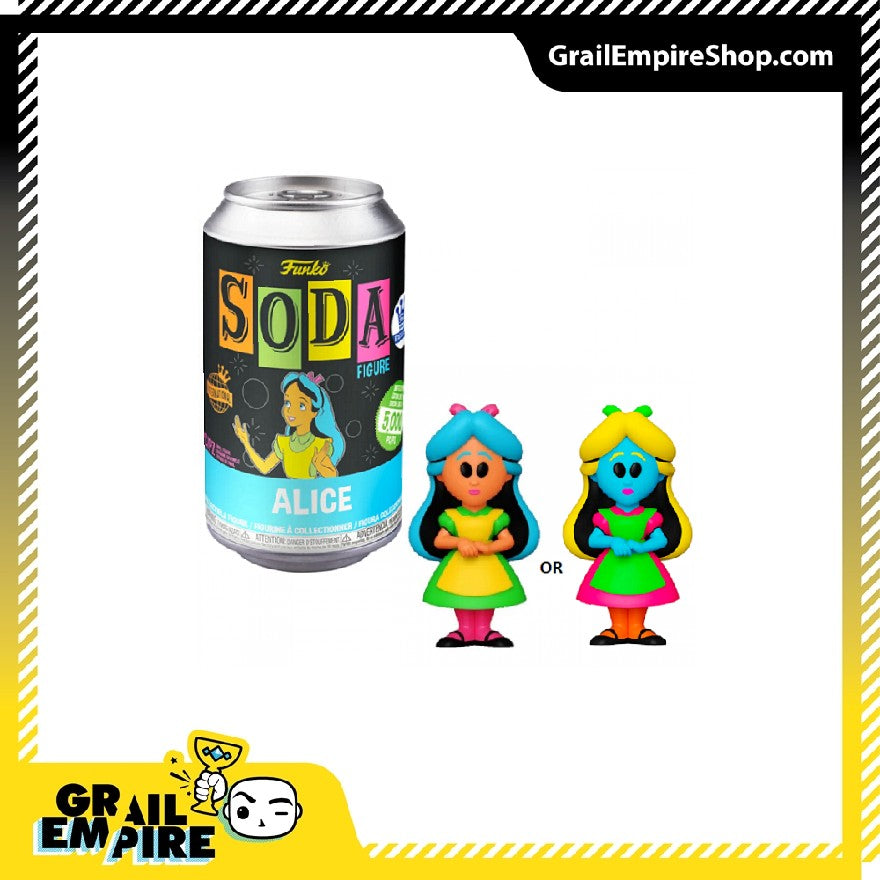 Funko Soda Disney Alice Blacklight LE 5,000 - Vinyl Soda