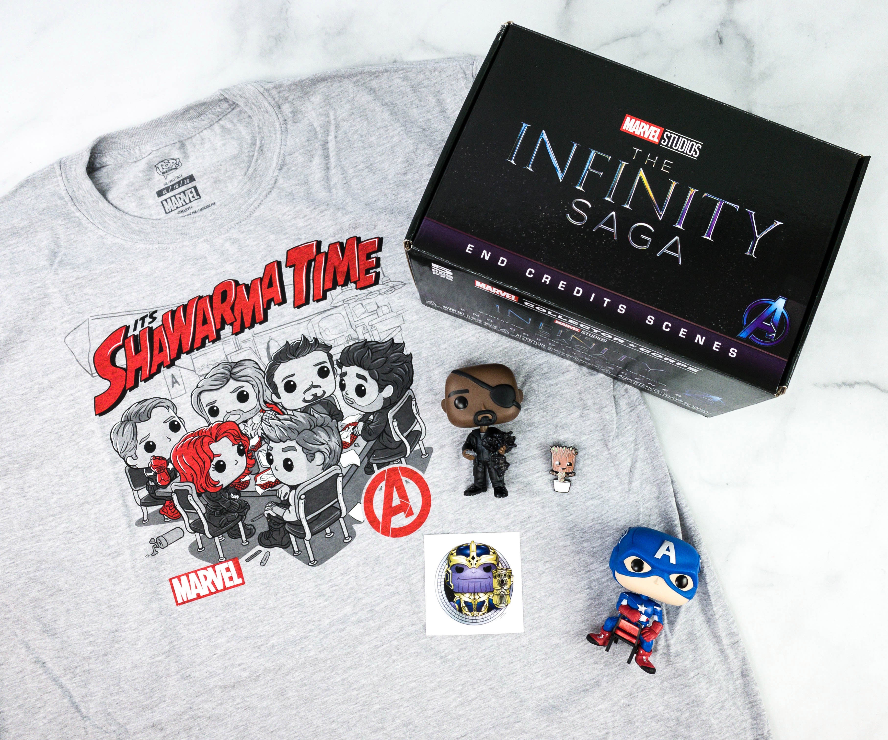 Funko Marvel Collector Corps Novembro End Credits